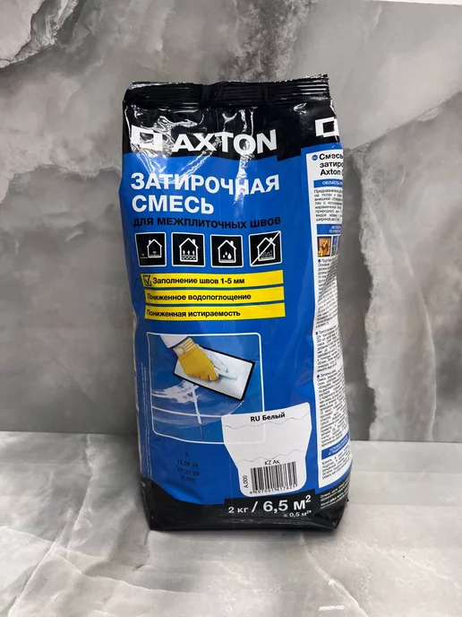 Затирка, белый