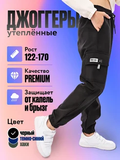 Брюки джоггеры утепленные непромокаемые с начесом BeallStyle 255202029 купить за 1 584 ₽ в интернет-магазине Wildberries