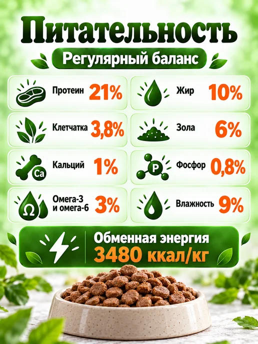 Сухой корм acari ciar Regular Гранула для собак, средние, 1 кг, фото 4
