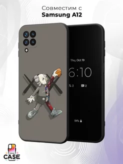 Чехол на Samsung A12с принтом Kaws