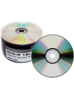 Носители информации DVD+R 4,7 GB 16x Bulk 50 CMC 255322939 купить за 2 624 ₽ в интернет-магазине Wildberries