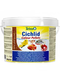 Корм для рыб Cichlid Colour Pellets 10л, для цихлид