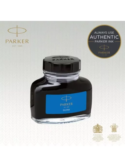 PARKER Флакон с чернилами Quink Z13 (CW1950377) синие чернила, синий, фото 2