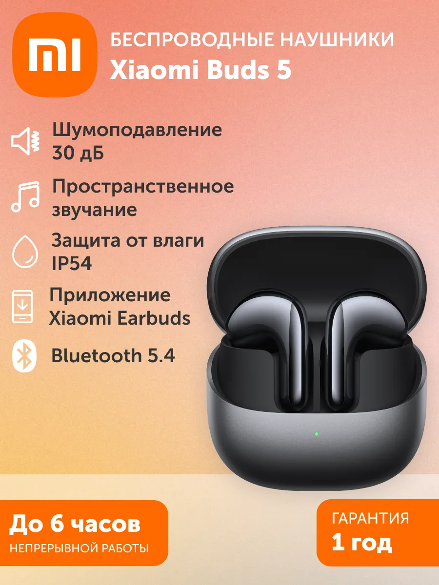 Наушники беспроводные Buds 5...