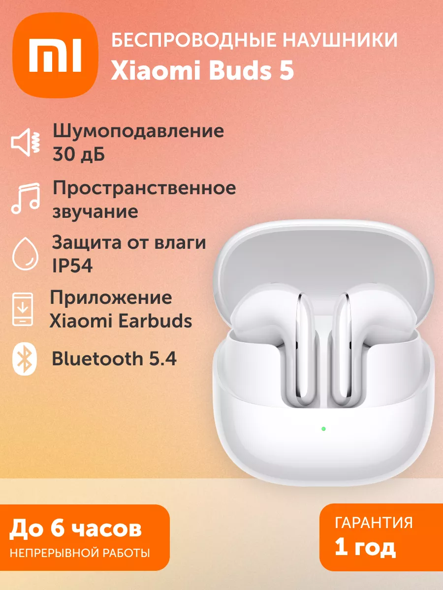 Наушники беспроводные Buds 5...