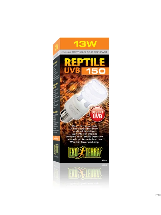 EXO TERRA Лампа для террариума Compact UVB150, 13Вт, 13 Вт, фото 3