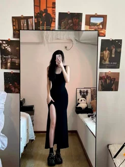 Платье черное вечернее макси IVI dresses 255376487 купить за 7 056 ₽ в интернет-магазине Wildberries