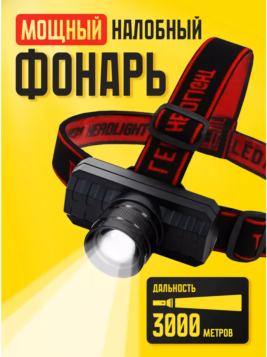 фонарь налобный