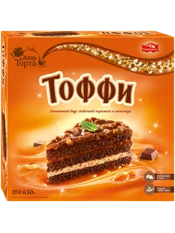 Торт Тоффи, 650г День торта 255389892 купить за 401 ₽ в интернет‑магазине Wildberries