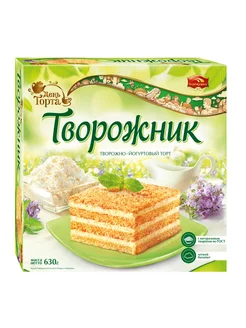 Торт Творожник, 630г День торта 255389899 купить за 352 ₽ в интернет‑магазине Wildberries