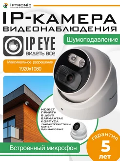 Цветная купольная IP-видеокамера