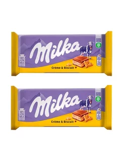 Шоколад Милка Creme & Biscuit 100гр. х 2 шт