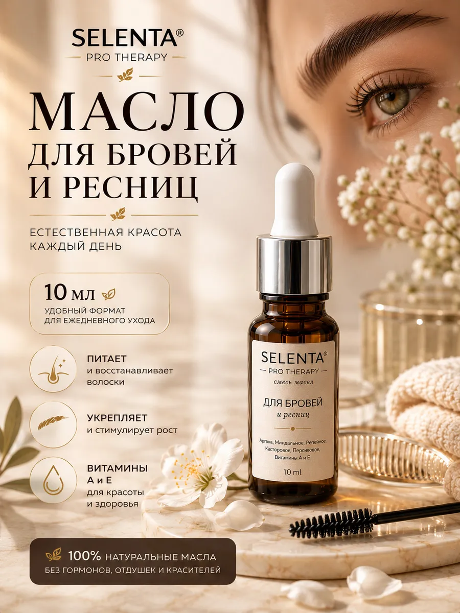 Масло для бровей и ресниц 10мл