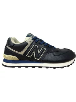 Кроссовки NB 574 Синий кожа New Balance 255430540 купить за 4 185 ₽ в интернет-магазине Wildberries