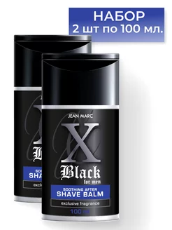 Jean Marc Бальзам после бритья X-Black 100мл.-2шт