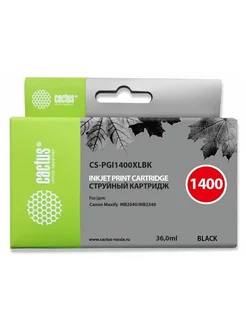 Картридж CS-PGI1400XLBK, PGI-1400, черный пигментный