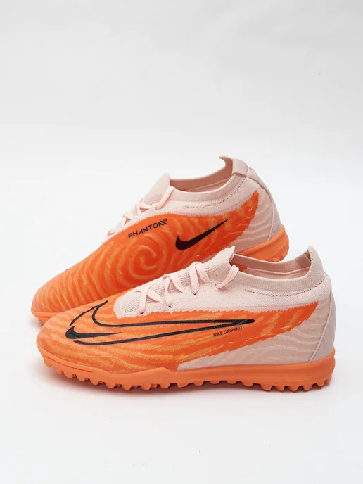 izi-boots Футбольные бутсы Найк Фантом Nike gx phantom, оранжевый, фото 2