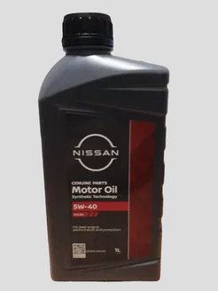 Моторное масло Ниссан MOTOR OIL 5W-40 A3 B4 1л