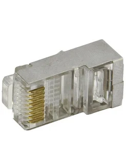 Коннектор RJ-45 Silver (упак. 20шт)