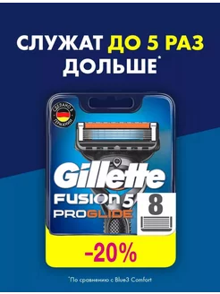 Сменные Кассеты Gillette Fusion 5 PROGLIDE, 8шт GILLETTE 255515794 купить за 701 ₽ в интернет-магазине Wildberries