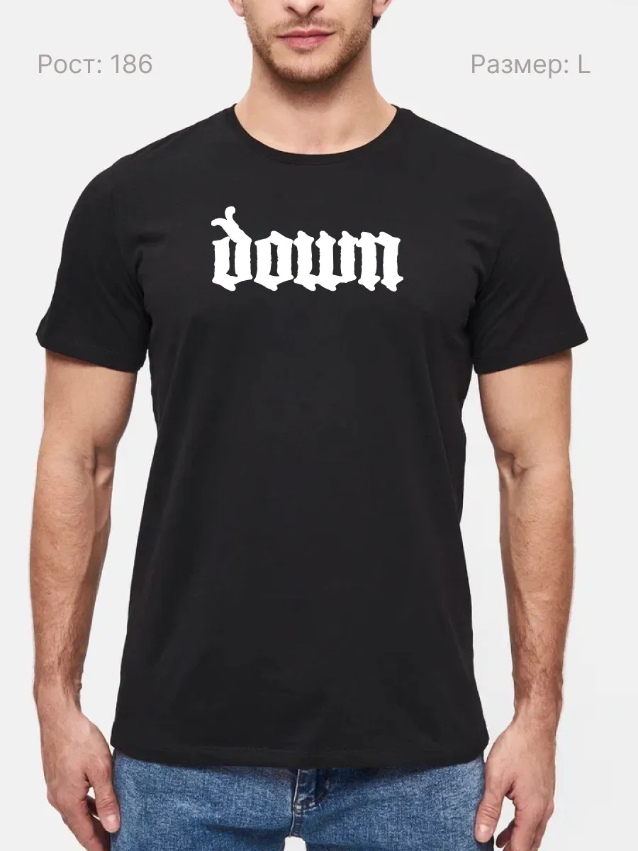 Футболка Down метал
