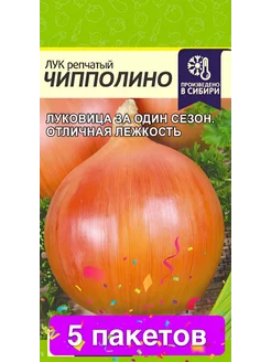 Лук Чипполино, 5 пакетов Семена Алтая 255612017 купить за 693 ₽ в интернет-магазине Wildberries