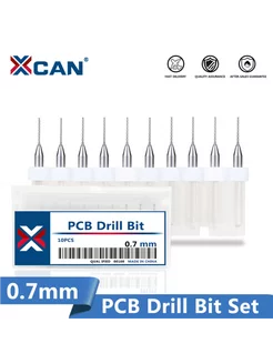 Набор микро сверл для печатных плат 0,7 мм, 10шт XCAN 255614295 купить за 365 ₽ в интернет-магазине Wildberries