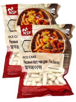 Рисовые палочки для Токпокки Tteokbokki 500 г * 2 шт