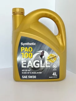 PAO-100 SYNTHETIC 5W30 API SP масло моторное 4L EAGLE 255686630 купить за 5 476 ₽ в интернет-магазине Wildberries