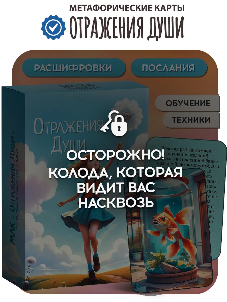 МАК "Отражения Души" Метафорические Карты с расшифровкой
