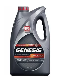 Моторное масло Лукойл Genesis Armortech 5W-40 4л LUKOIL 255774103 купить за 2 141 ₽ в интернет-магазине Wildberries