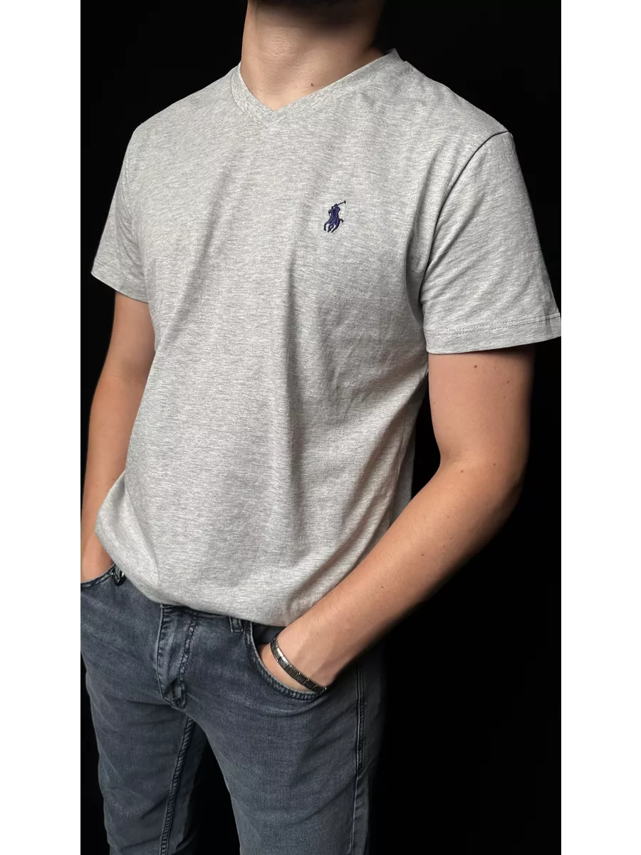 Футболка Polo Ralph Lauren серая
