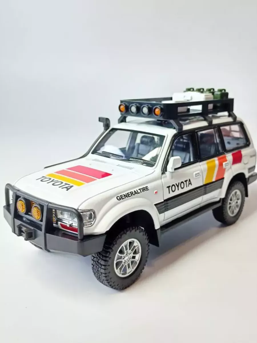 Машинка металлическая Toyota Land Cruiser Лэнд Крузер 80