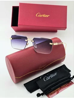 Солнцезащитные очки 2024 CARTIER 255889676 купить за 1 116 ₽ в интернет-магазине Wildberries