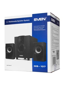 Колонки MS-107, чёрный SVEN 255910171 купить за 3 306 ₽ в интернет-магазине Wildberries