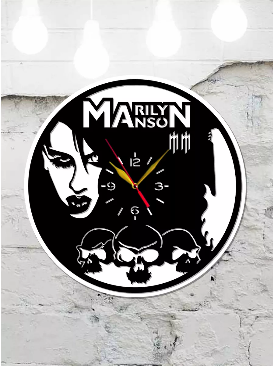 Настенные часы Marilyn Manson, Мэрилин Мэнсон — фото 4