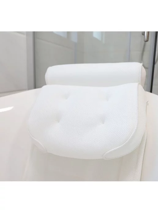 yes comfort Подушка для ванны на присосках подголовник для ванны, голубой, фото 2