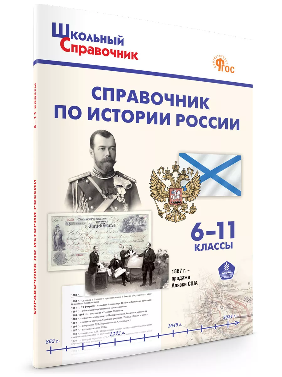 Справочник по истории России. 6-10 классы