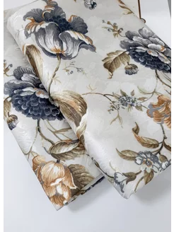 Шторы с цветами 145*250 см-2 шт. прованс