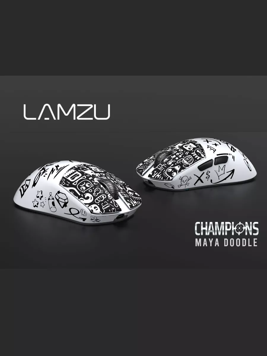 Беспроводная игровая мышь Lamzu MAYA DOODLE TRAFFIC LTD 256149907