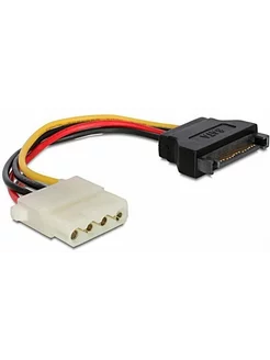 Кабель питания SATA 15см sata 15pin molex 4pin па