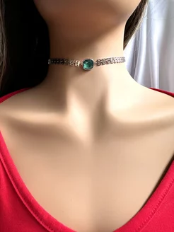 Чокер с кристаллом Сваровски (35-40 см.) Xuping Jewelry 256167254 купить за 1 393 ₽ в интернет-магазине Wildberries