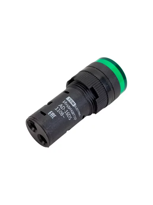 TDM Electric Лампа AD-16DS (LED) матрица d16мм желтый, черный, фото 2