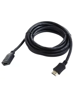 Кабель-удлинитель HDMI 1.8м v2.0 19M 19F черный