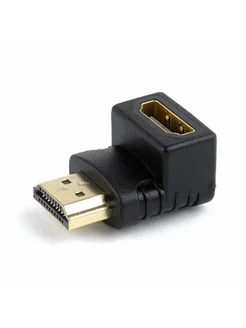 Переходник HDMI-HDMI A-HDMI90-FML 19F 19M угловой