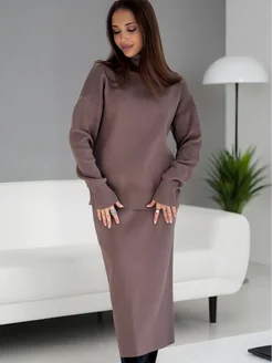 Костюм трикотажный с юбкой классический MDMSTYLE 256213622 купить за 3 616 ₽ в интернет-магазине Wildberries