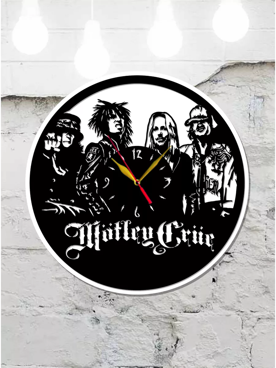 Настенные часы Mötley Crüe, Мотли Крю, Никки Сикс — фото 4