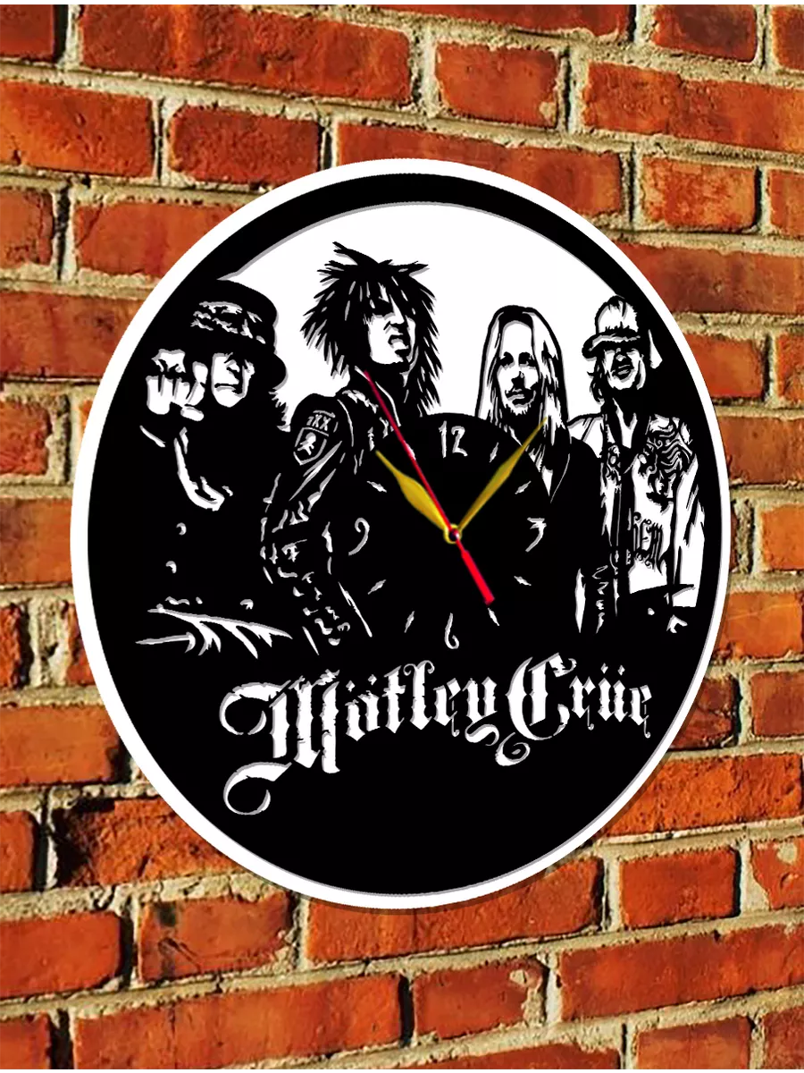 Настенные часы Mötley Crüe, Мотли Крю, Никки Сикс — фото 6