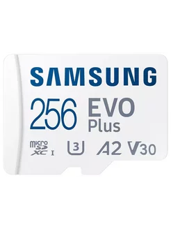 Карта памяти Samsung Plus Micro SD 256 ГБ class 10