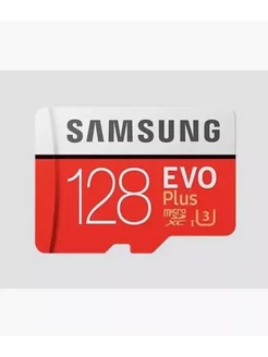 Карта памяти Samsung Plus Micro SD 128 ГБ class 18